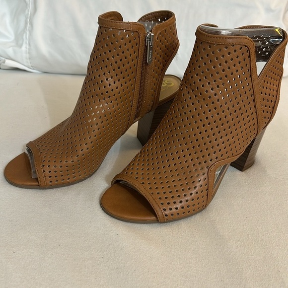Circus by Sam Edelman Emerson Peep-toe Bootie Color brown Size:10 - Picture 3 of 7
